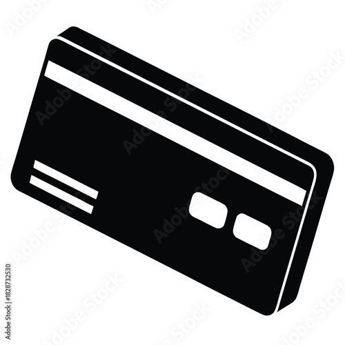 credit cardon white background