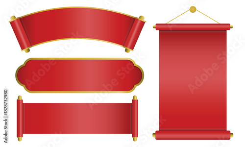 Chinese,  asian japanese , korean,  label , tag , banner , new year celebration. vector isolated vector illustration