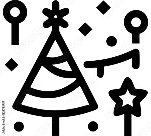 christmas day svg icon