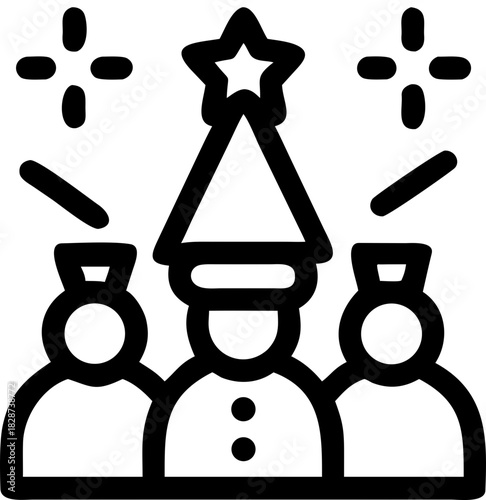 christmas day svg icon