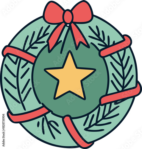 christmas day svg icon