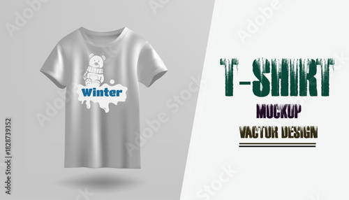 Best WINTER T-shirt creative design using adobe illustrator and your best choice...