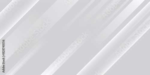 Modern white background with silver light shiny box square rectangle effect vector illustration. Abstract background with modern corporate and business conceptPrint