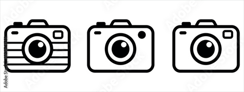 Capture your passion with these cool minimalistic camera icons for photographers, bloggers, and social media enthusiasts who love creative expression!