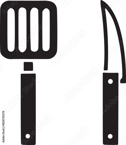 Kitchen Utensils Spatula & Knife