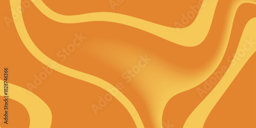 Abstract Orange and Gold Swirl Pattern Background. Abstract seamless wave pattern with geometric orange and yellow wave design. Abstract wavy orange pattern background with fluid curved lines .

