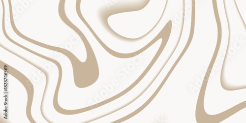 Abstract soft beige / light tan and off-white Swirl Pattern Background. Abstract seamless wave pattern . Abstract wavy soft beige pattern background with fluid curved lines .
