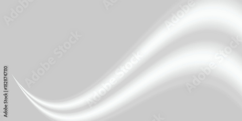 White gray satin texture that is white silver fabric silk panorama background with beautiful soft blur pattern natural.