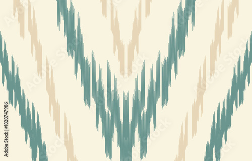 Ethnic abstract ikat art. Aztec ornament print. geometric ethnic pattern seamless  color oriental.  Design for background ,curtain, carpet, wallpaper, clothing, wrapping, Batik, vector illustration.