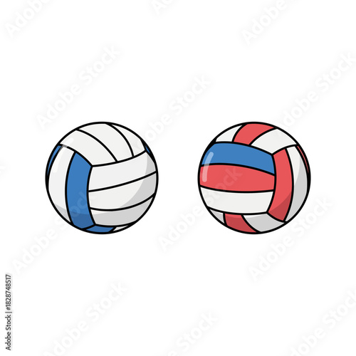 Exciting Volleyball Action on the Court: Dynamic Players in Motion