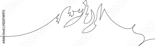 drawing a simple animation of one continuous. Simple continuous animation drawing with color and text. A single illustration featuring continuous animation elements, utilizing a broad spectrum of