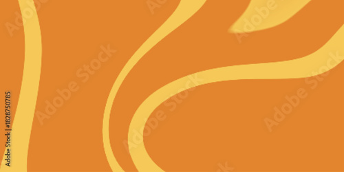 Abstract Orange and Gold Swirl Pattern Background. Abstract seamless wave pattern with geometric orange and yellow wave design. Abstract wavy orange pattern background with fluid curved lines .

