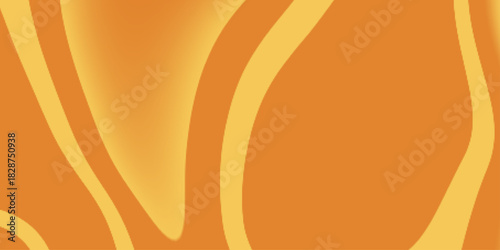Abstract Orange and Gold Swirl Pattern Background. Abstract seamless wave pattern with geometric orange and yellow wave design. Abstract wavy orange pattern background with fluid curved lines .

