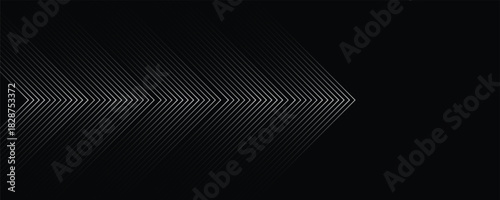 Vector dark blue background. Modern line stripes curve abstract presentation background, vector illustration