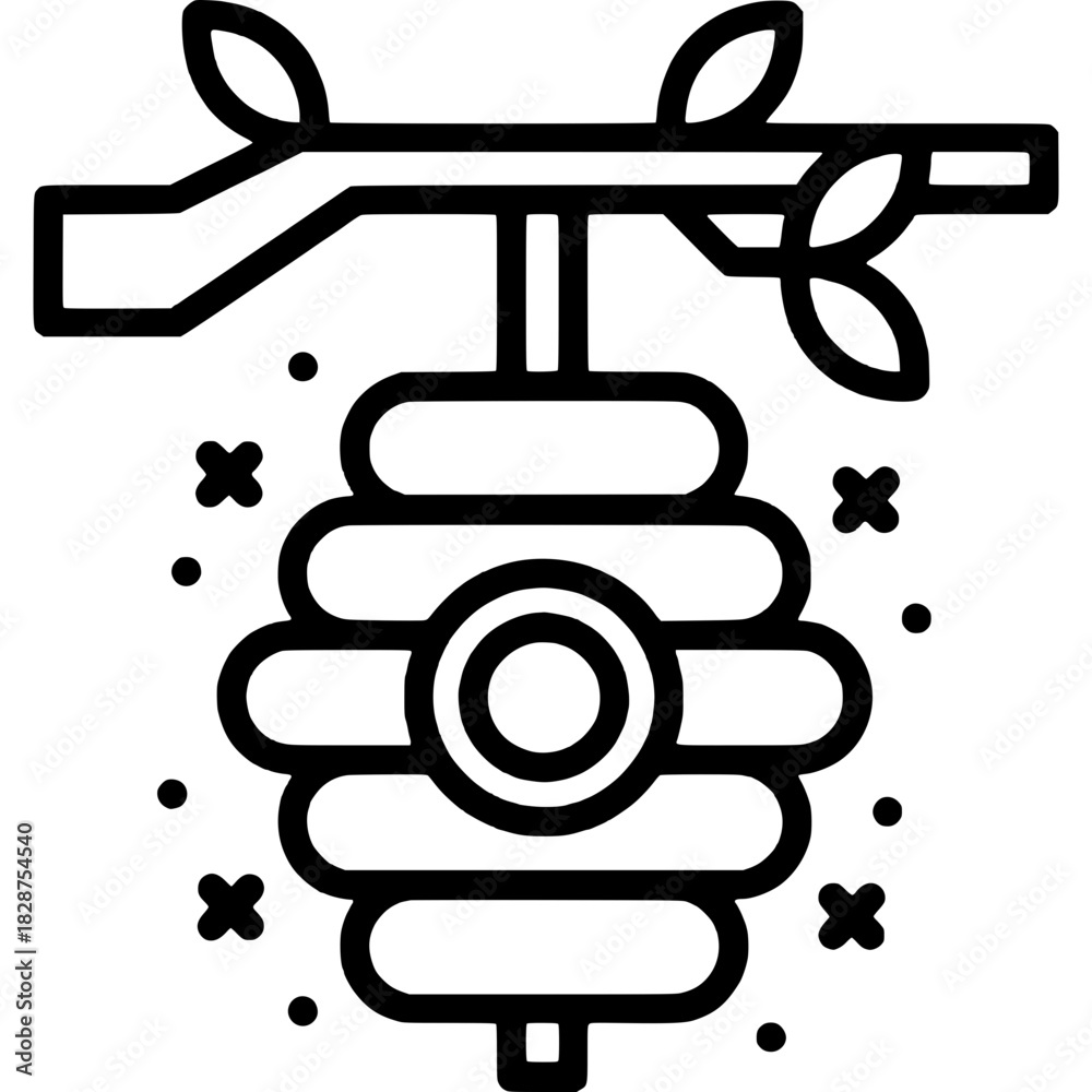 Obraz premium Beehive Icon