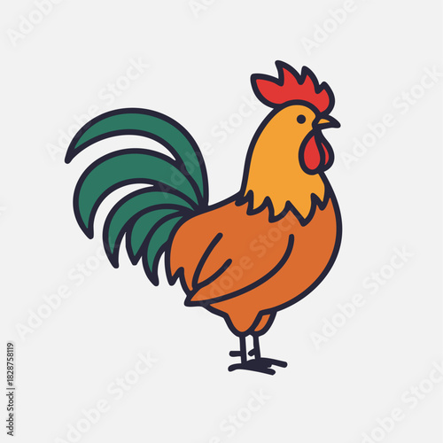 cartoon-rooster-colorful-illustration