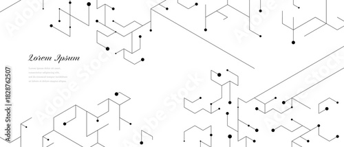 幾何学 抽象 六角形 回路 科学 テクノロジー 背景