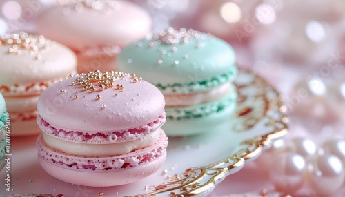 macaroons on a plate