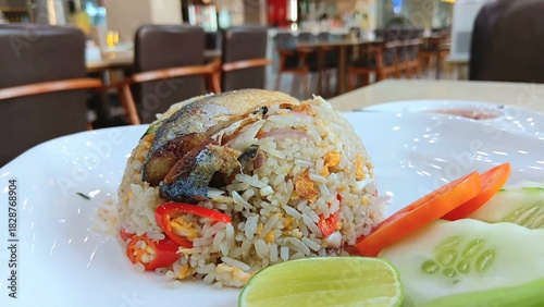 Mackerel Fried Rice Recipe at Restaurant