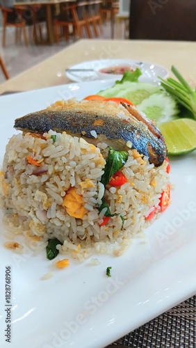 Mackerel Fried Rice Recipe at Restaurant