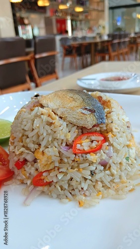 Mackerel Fried Rice Recipe at Restaurant