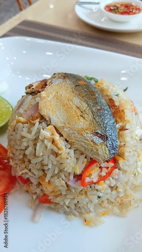Mackerel Fried Rice Recipe at Restaurant