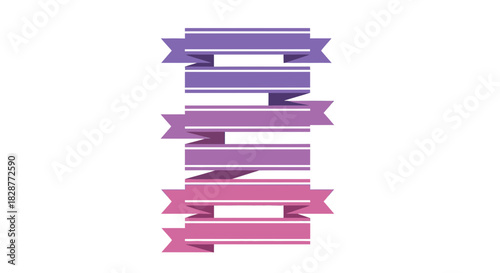 Delightful pastel ribbons cascade down, perfect for adding a touch of charm to your designs, bringing a whimsical and celebratory feel for invitations