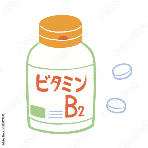 ビタミンB2のサプリメント