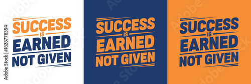 Inspiring graphic illustration emphasizing the principle that success is achieved through dedication and effort, not granted freely. Ideal for motivational content.