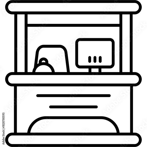 Reception Outline Icon