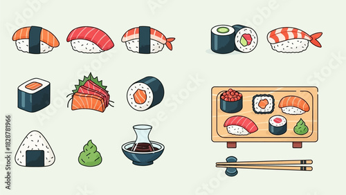 set of vector icons