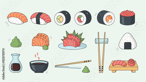 japanese food icons