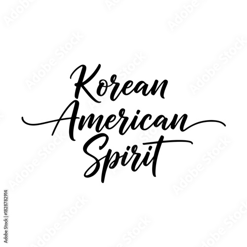 Korean american spirit text
