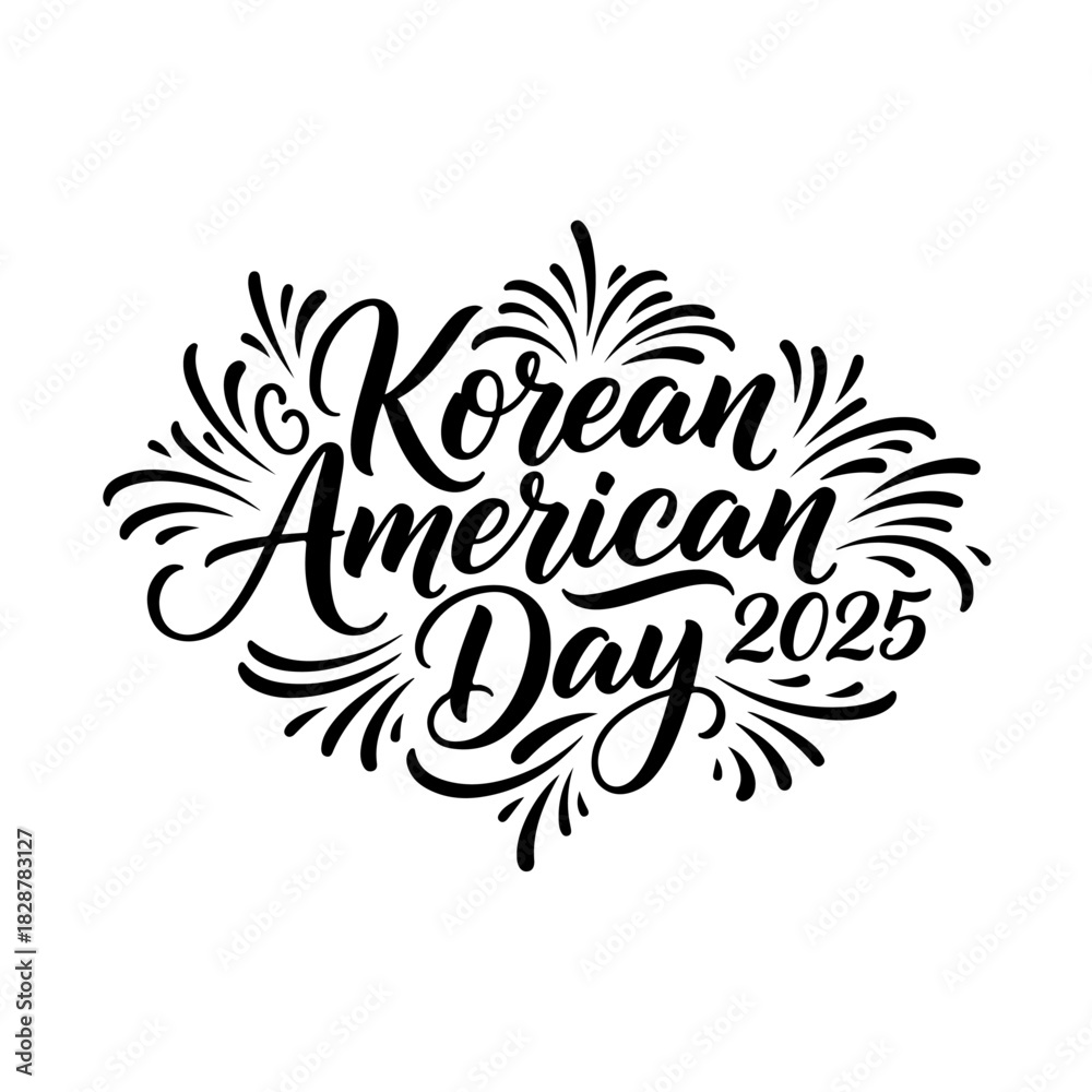 Fototapeta premium Korean american day 2025