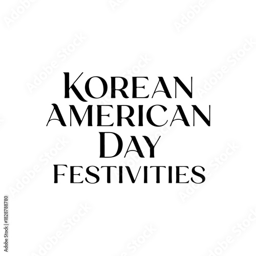 Korean american day festivities