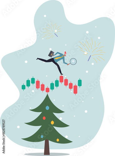 Technical analysis trader to analyze stock market or crypto currency data movement, trend analysis to take profit,business concept.life and employment of people.