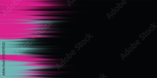 Car sticker wrap banner abstract sporty lines pink blue greenish grunge color combination brush storm thunder modern pattern racing motorsport.