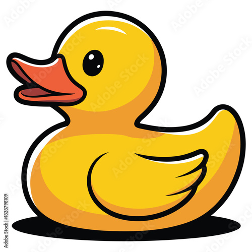 yellow duck cartoon
