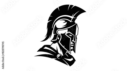 Spartan Warrior Silhouette A Symbol of Strength and Heritage