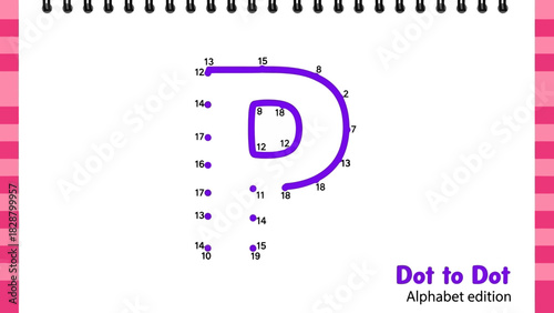 Connect the Dots Letter P Puzzle Printable Alphabet Activity for Kids