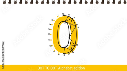 Connect the Dots Number Zero A Fun Alphabet Edition Puzzle