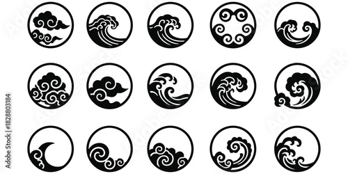 Abstract representation of a digital vector file for creative use