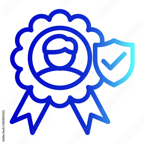 Credible Honest Reliability Assessment Icon from Customer Assessment Collection (Outline Gradient style)