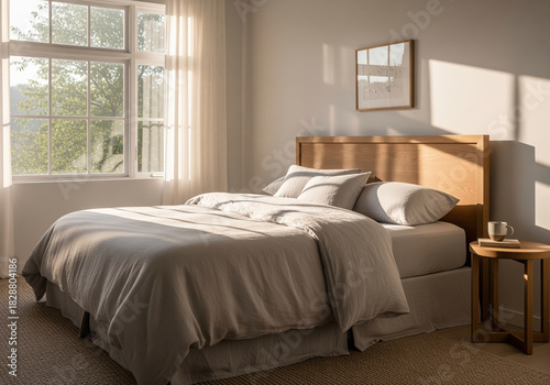 Cozy Bedroom with Natural Light