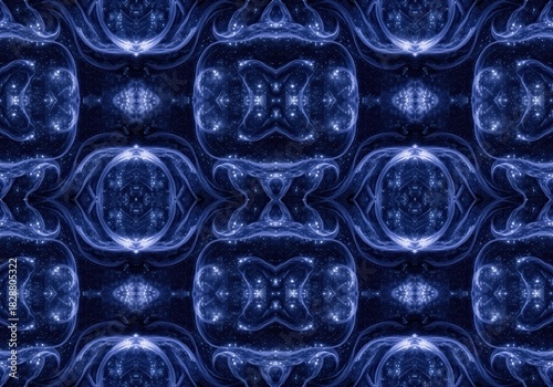 Cosmic Nebula Symmetrical Design