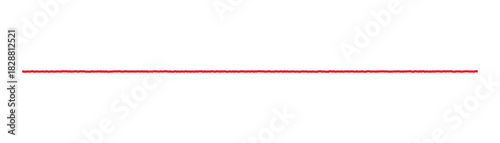 Red Thread Line Icon. Minimal Red Thread Swirl Line. Red thread isolate on white background. long red thread .Vector illustration . EPS 10 .