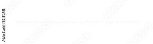 Red Thread Line Icon. Minimal Red Thread Swirl Line. Red thread isolate on white background. long red thread .Vector illustration . EPS 10 .