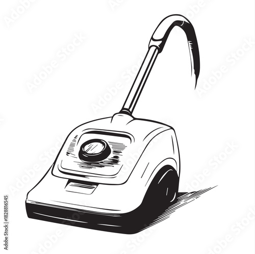 vacuum cleaner isolated on white