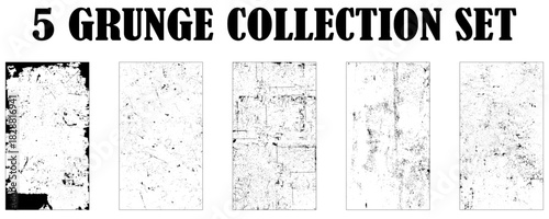 Urban Grunge Texture Backgrounds Vector set. Dust Overlay Distress Grain ,Simply Place illustration over any Object to Create grungy Effect .abstract, dirty, texture for your design. 