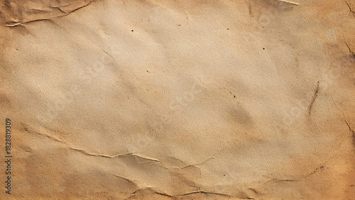Old paper vintage texture surface background. Brown paper crumpled texture